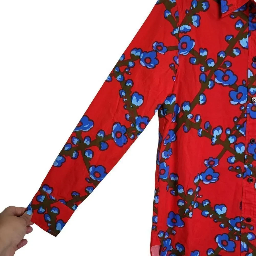 J.Crew Collection Classic-fit Button Down Shirt in Lattice Floral Size 0